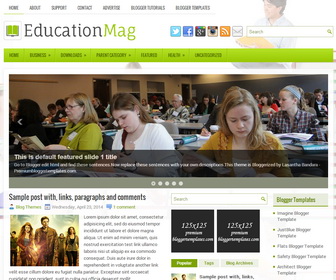 EducationMag Blogger Template