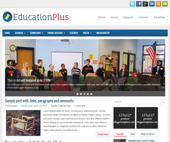 EducationPlus Blogger Template