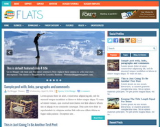 Flats Blogger Template