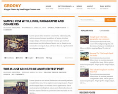 Groovy Blogger Template