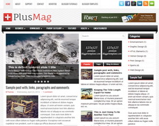 PlusMag Blogger Template