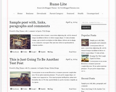 Runo Lite Blogger Template