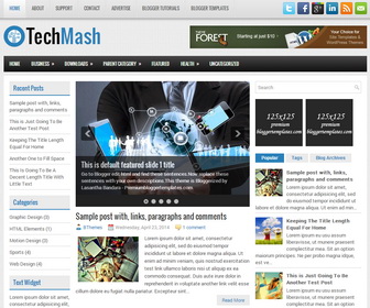 TechMash Blogger Template
