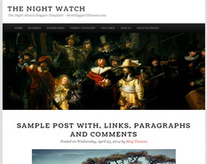 The Night Watch Blogger Template