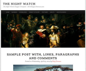 The Night Watch Blogger Template