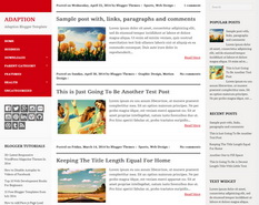 Adaption Blogger Template