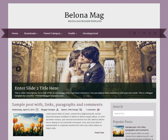 Belona Mag Blogger Template