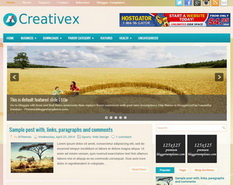 Creativex Blogger Template