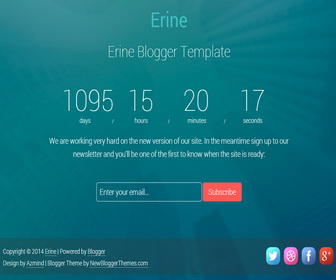 Erine Blogger Template