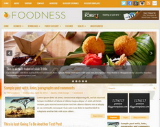 Foodness Blogger Template