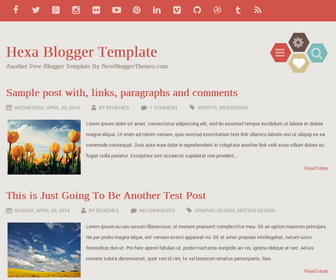 Hexa Blogger Template