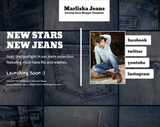 Marliska Jeans Blogger Template
