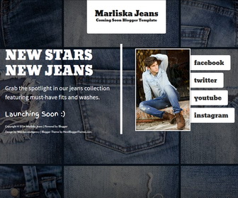 Marliska Jeans Blogger Template