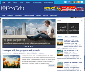 ProEdu Blogger Template