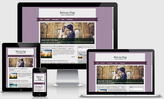 Responsive Belona Mag Blogger Template