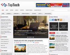 TopTech Blogger Template