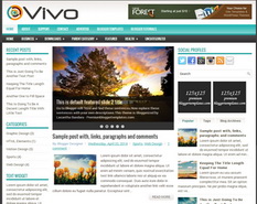 Vivo Blogger Theme