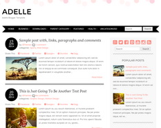 Adelle Blogger Template