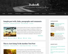 Baskerville Blogger Template