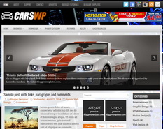 CarsWp Blogger Template