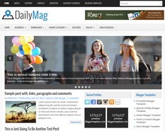 DailyMag Blogger Template