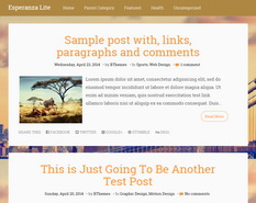 Esperanza Lite Blogger Template