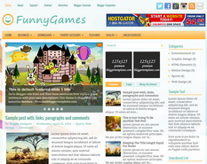 FunnyGames Blogger Template