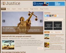 Justice Blogger Template