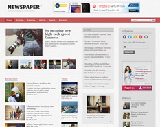 Newspaper Blogger Template