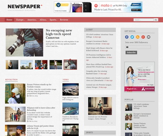 Newspaper Blogger Template