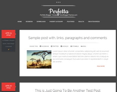 Perfetta Blogger Template