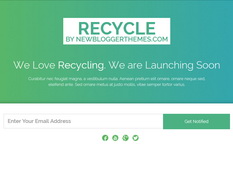 Recycle Blogger Template