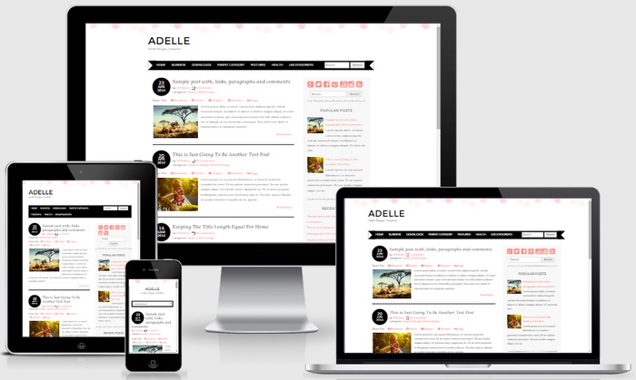 Responsive Adelle Blogger Template