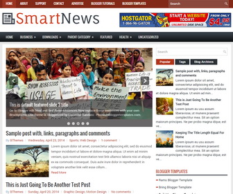 SmartNews Blogger Template