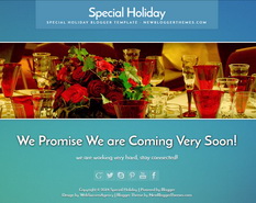 Special Holiday Blogger Template