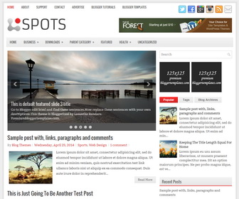Spots Blogger Template