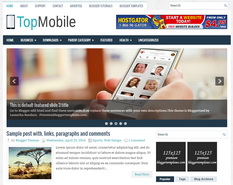 TopMobile Blogger Template