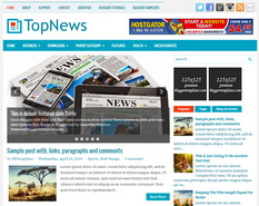 TopNews Blogger Template