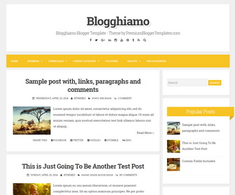 Blogghiamo Blogger Template