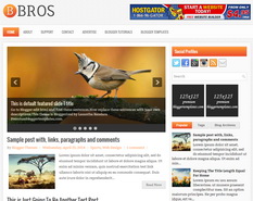 Bros Blogger Template