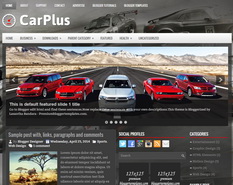 CarPlus Blogger Template