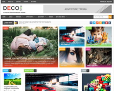 Deco Mag Blogger Template