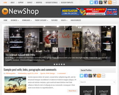 NewShop Blogger Template