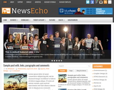 NewsEcho Blogger Template
