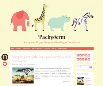 Pachyderm Blogger Template