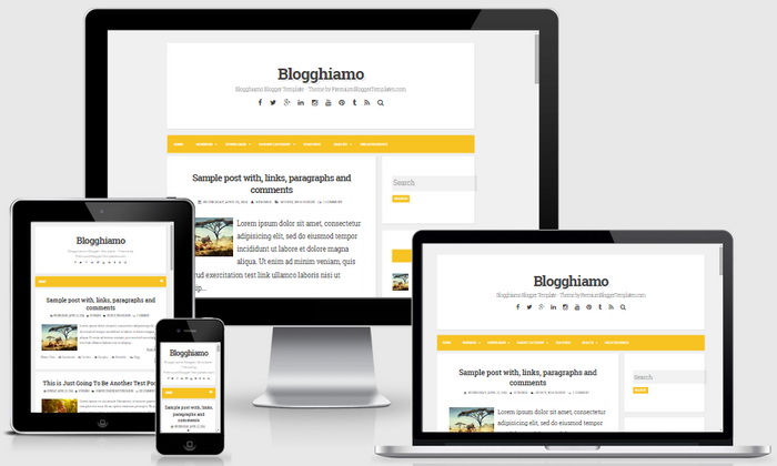 Rsponsive Blogghiamo Blogger Template