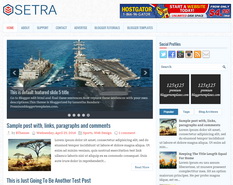 Setra Blogger Template