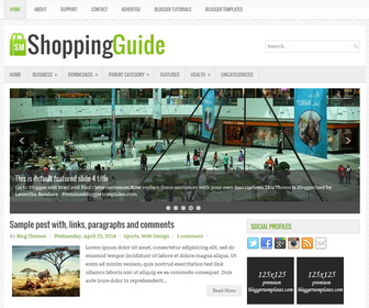 ShoppingGuide Blogger Template