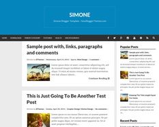 Simone Blogger Template