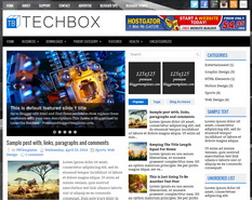 TechBox Blogger Template